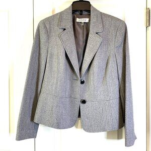NWT Kasper Jacket in Gray - Size 12P